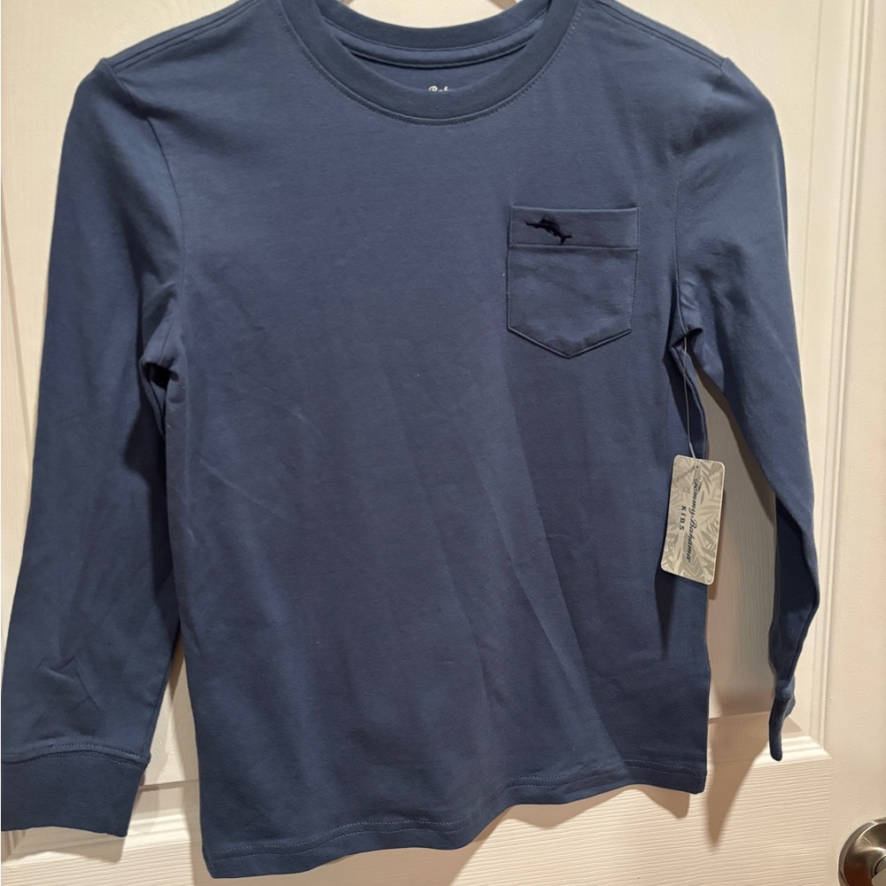 Tommy Bahama Kids Navy Long Sleeve Tee